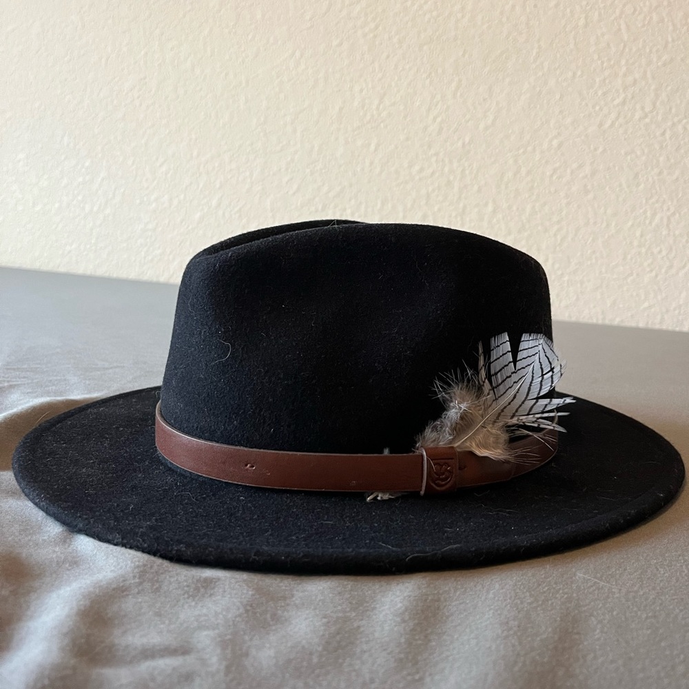 Brixton black felt hat